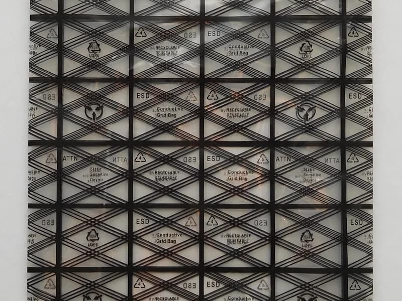 Antistatic film for ESD-sensitive parts